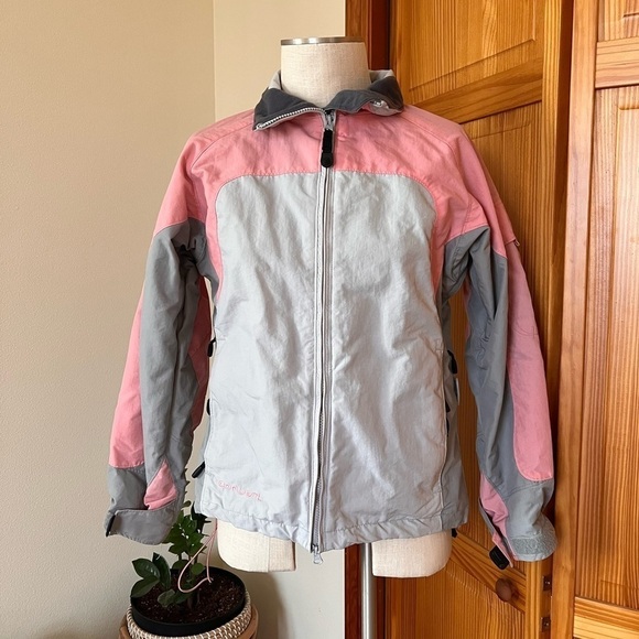 Columbia Small Ski Jacket Coat Pink Gray Winter - Picture 3 of 14